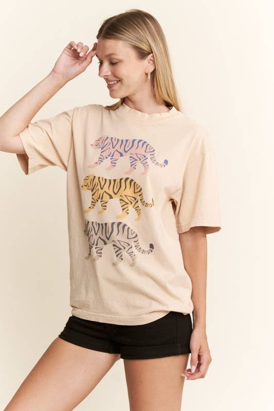 Three Tigers Graphic Tee