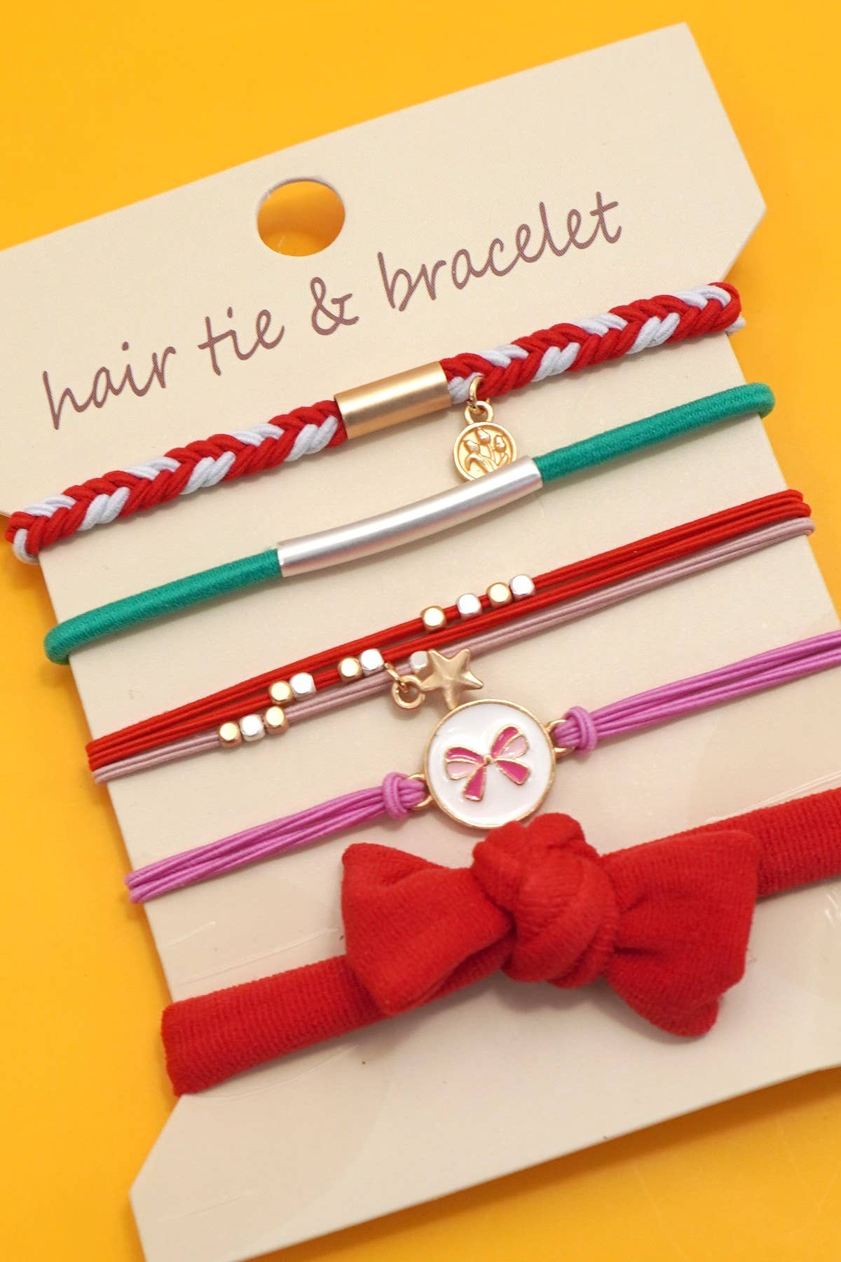 BOHO DUAL FUNCTION KNOT BRACELET HAIR TIES