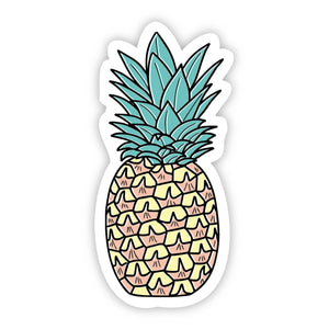 Pineapple Multi Color Sticker